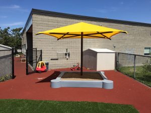 Yellow Playground Shade Umbrella