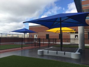 Blue Playground Shade Umbrella